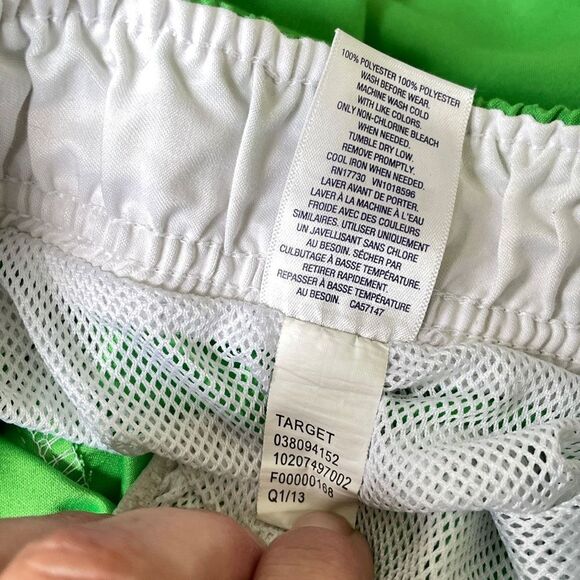 Cherokee And Joe Boxer Boy's Green Striped Board Swim Shorts Bundle Small/Medium - Picture 10 of 14